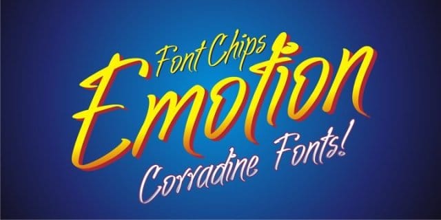 Emotion Brush Font