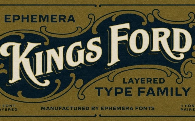 Ephemera Kingsford Display Font