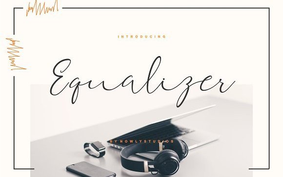 Equalizer Script Font