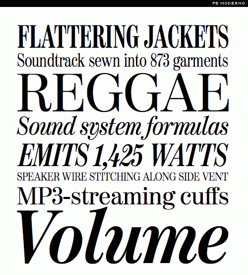 FB Moderno Font Family