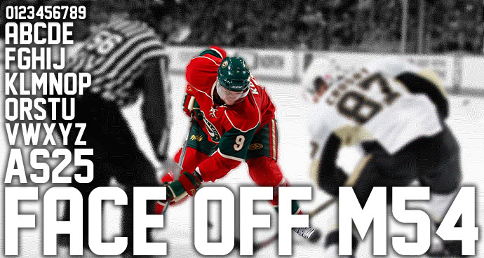 Face Off M Font