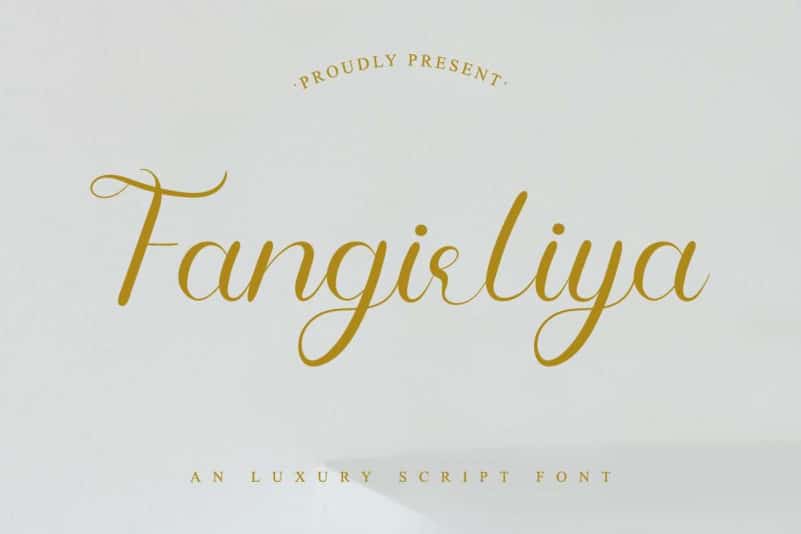 Fangirliya Script Font