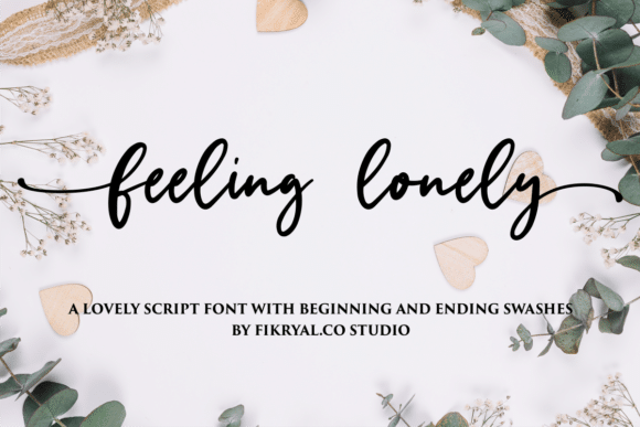 Feeling Lonely Script Font