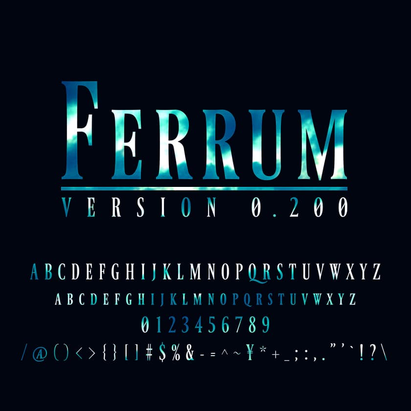 Ferrum Font