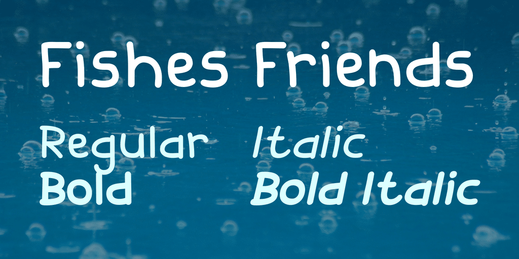 Fishes Friends Font Family