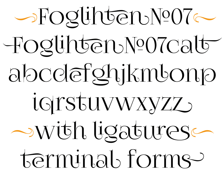 Fogli­hten No Font