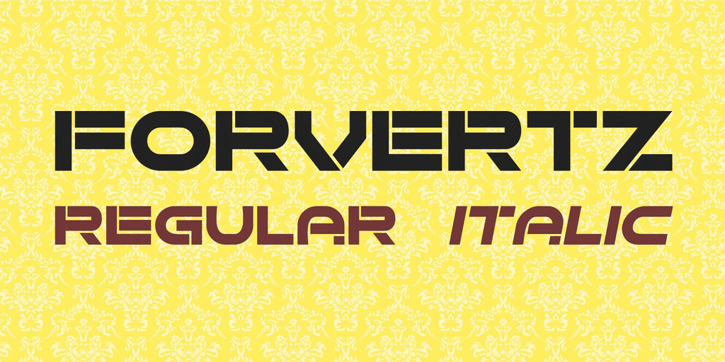 Forvertz Font