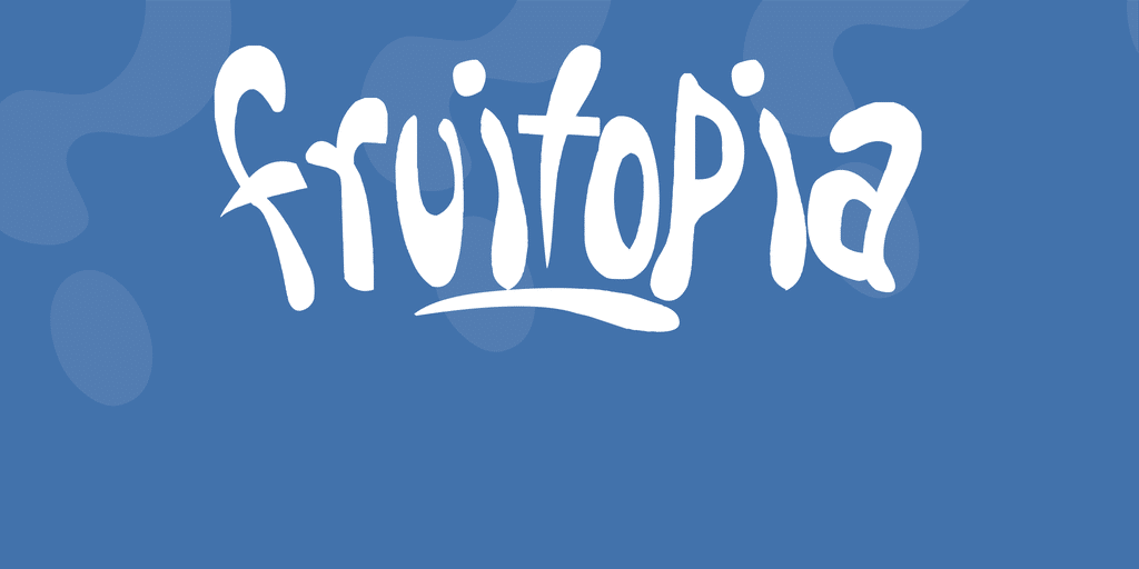 Fruitopia Font