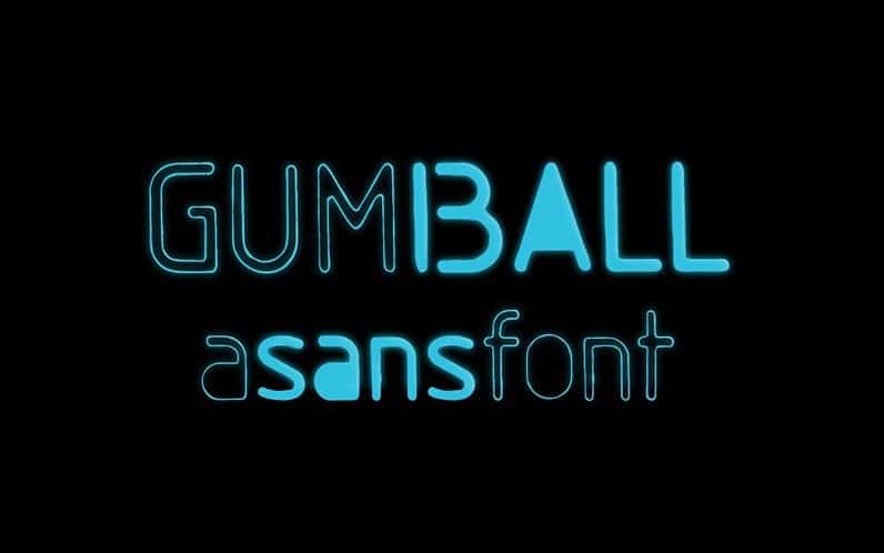 GUMBALL TYPEFACE Font