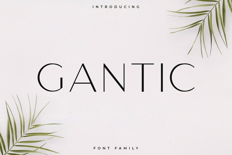 Gantic Font