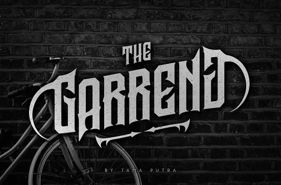 Garreng Decorative Font