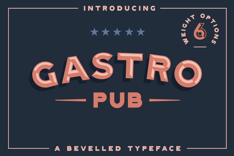 Gastro Pub – Type Family Font