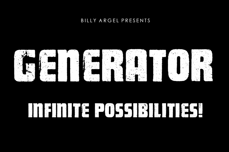 Generator Font