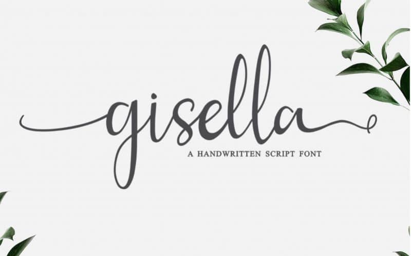 Gisella Handwritten Font