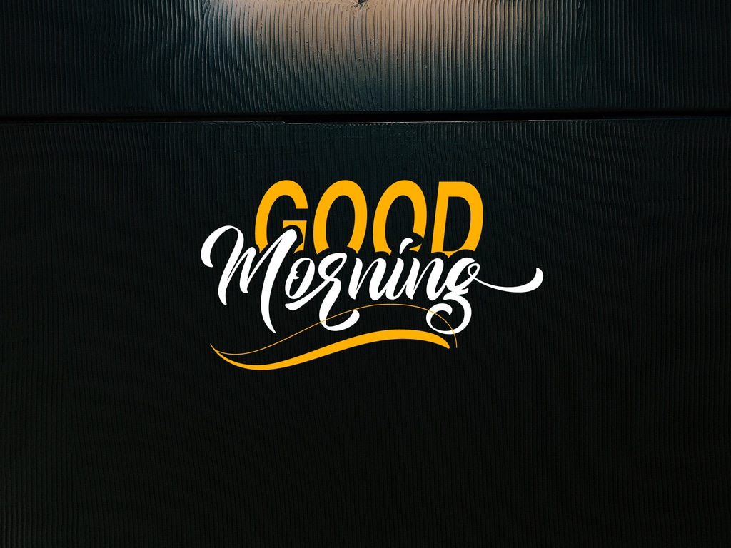 Good Morning Calligraphy Font