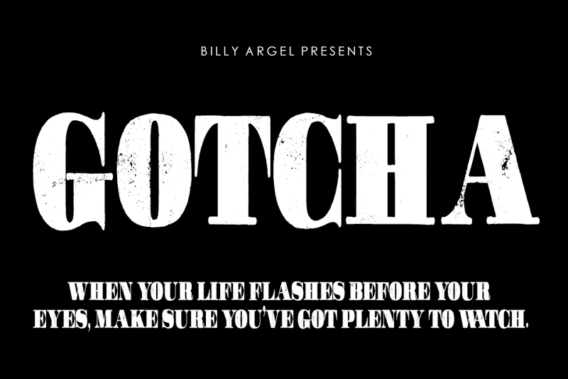 Gotcha Typeface