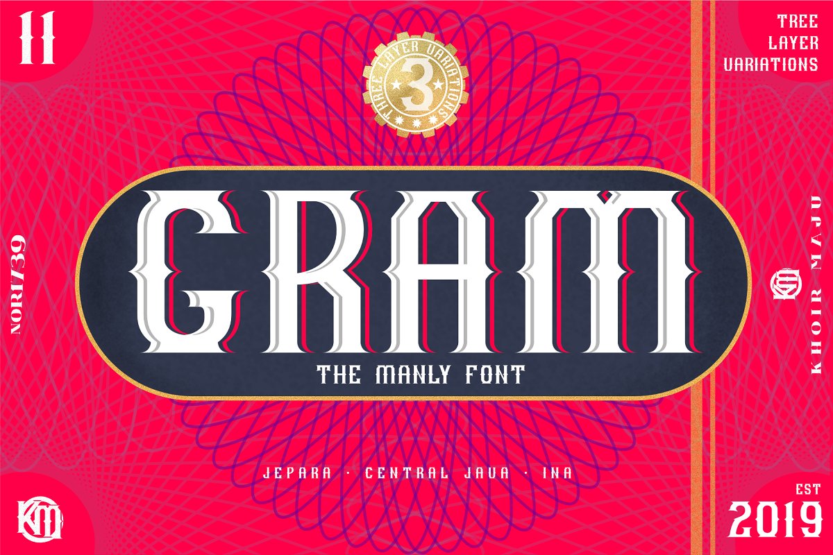 Gram Display Font