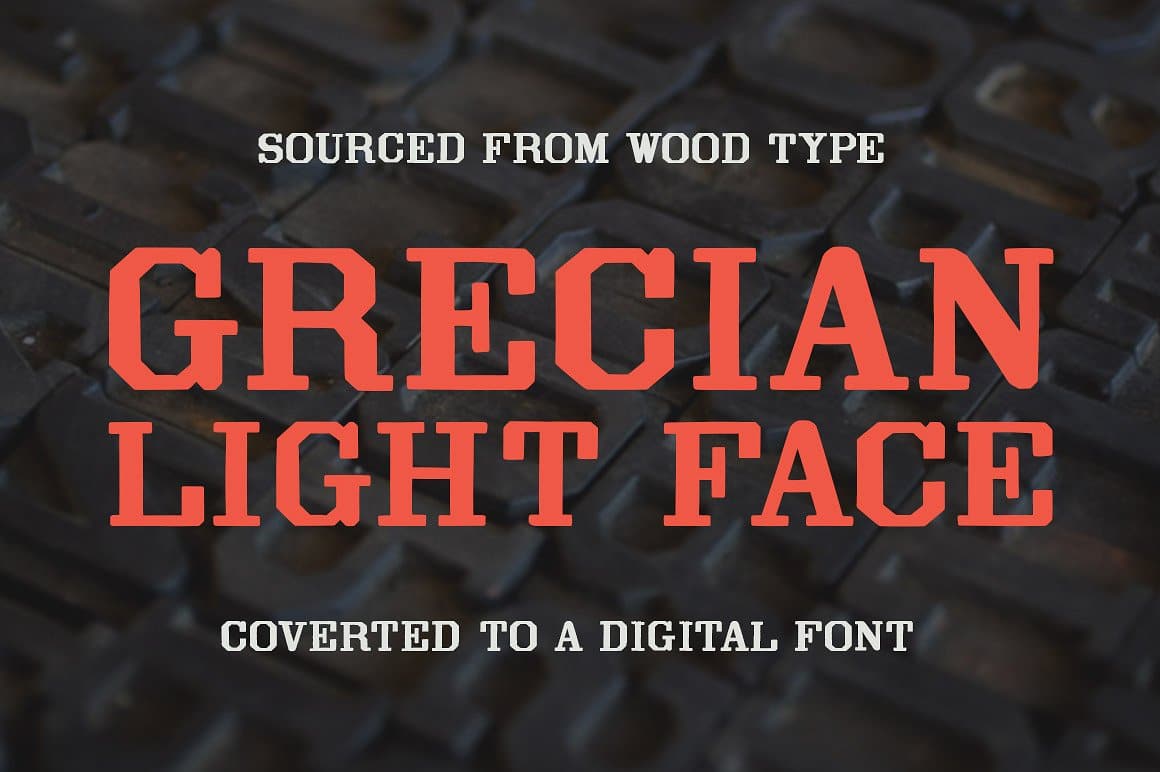 Grecian Light Face Font