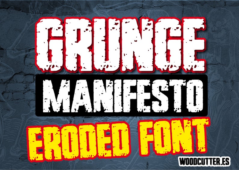 Grunge Manifesto Display Font