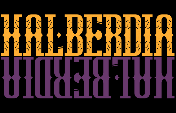 Halberdia Plain Font