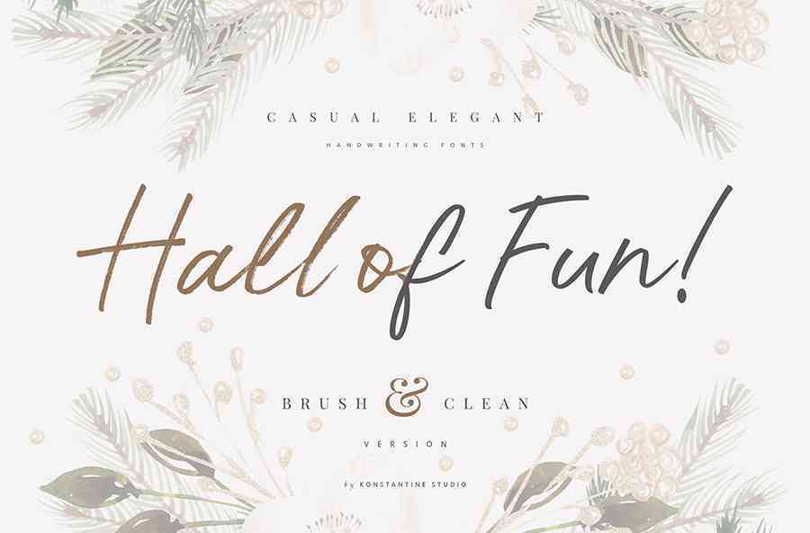 Hall Of Fun Script Font Free Download