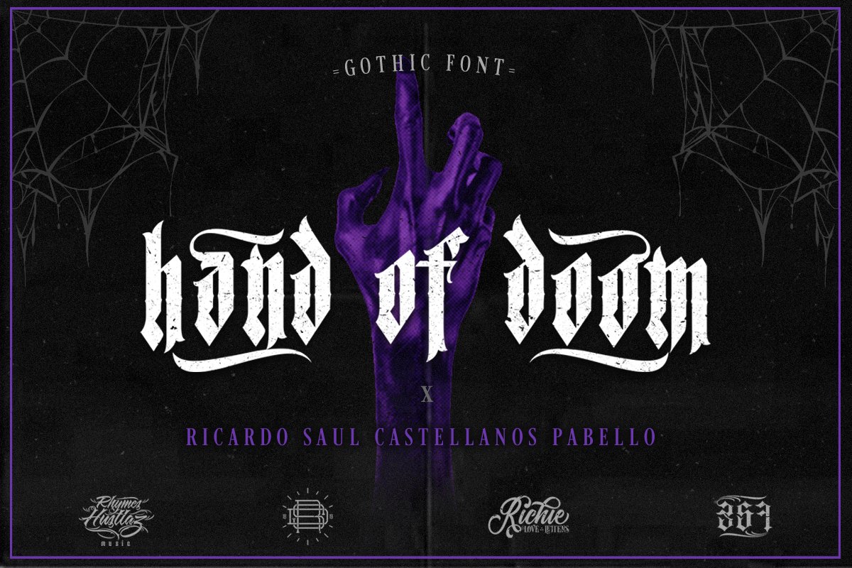 Hand Of Doom Font
