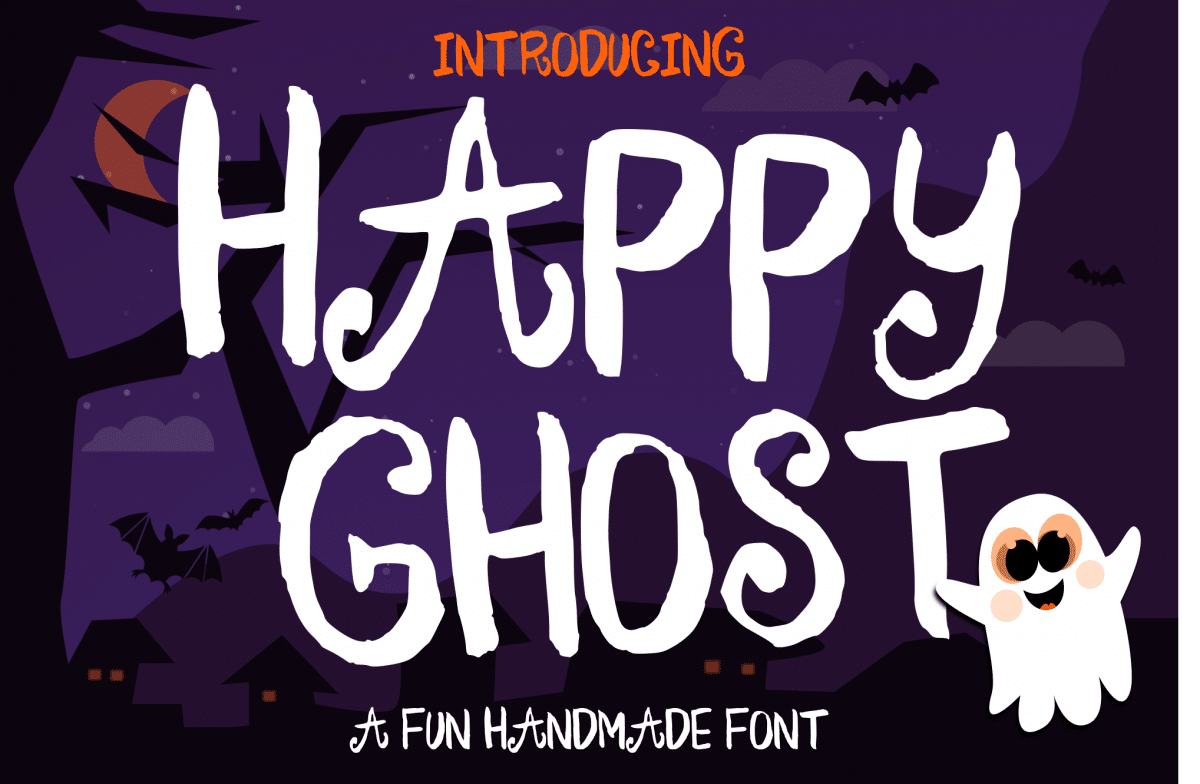 Happy Ghost Font