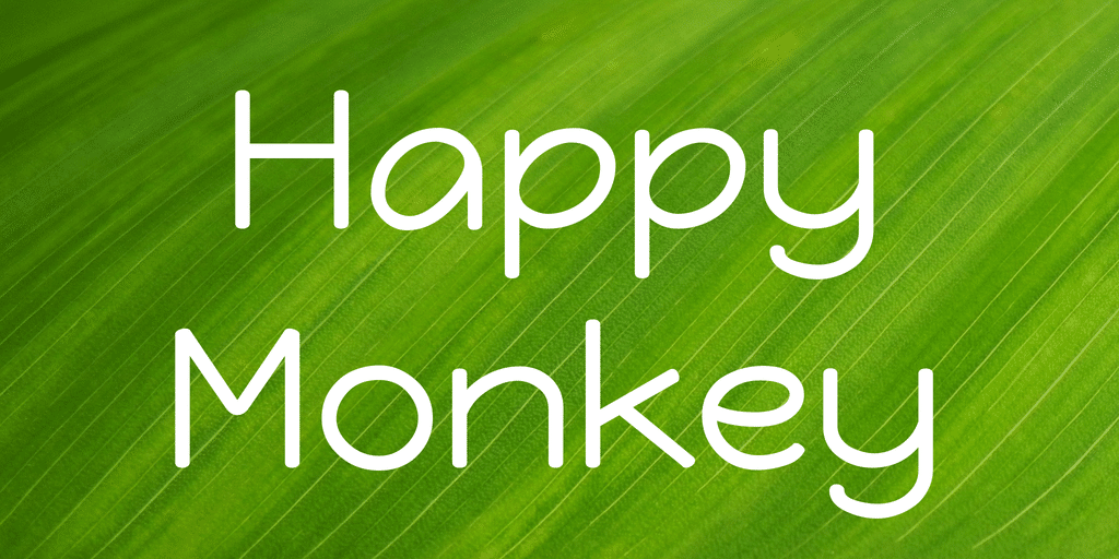 Happy Monkey Font