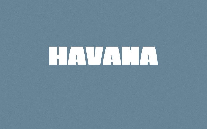 Havana Typeface
