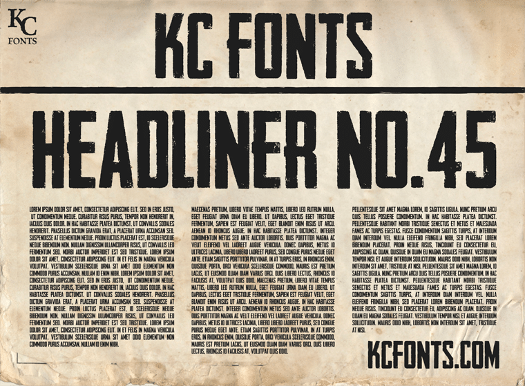 Headliner No. Font