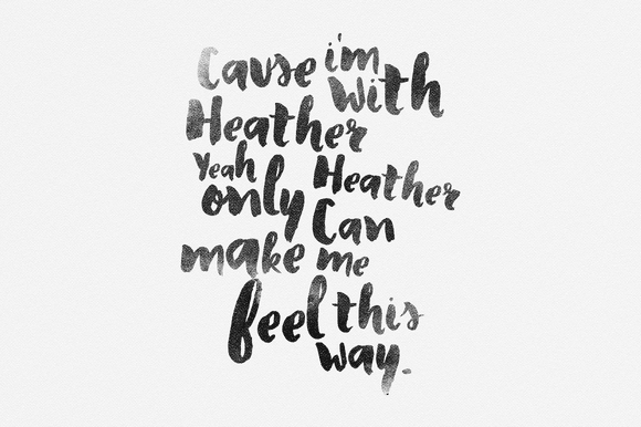 Heather Typeface Font