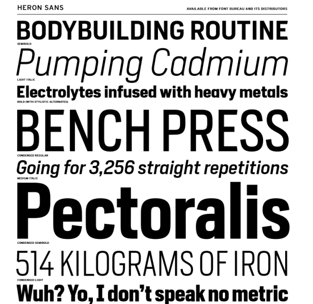 Heron Sans Font Family