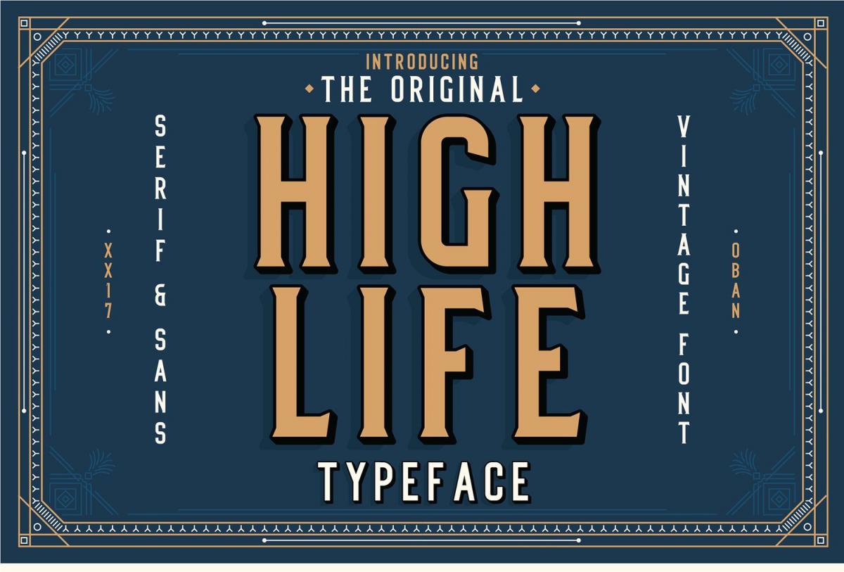 High Life Serif Font Free