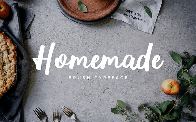 Homemade Script Font