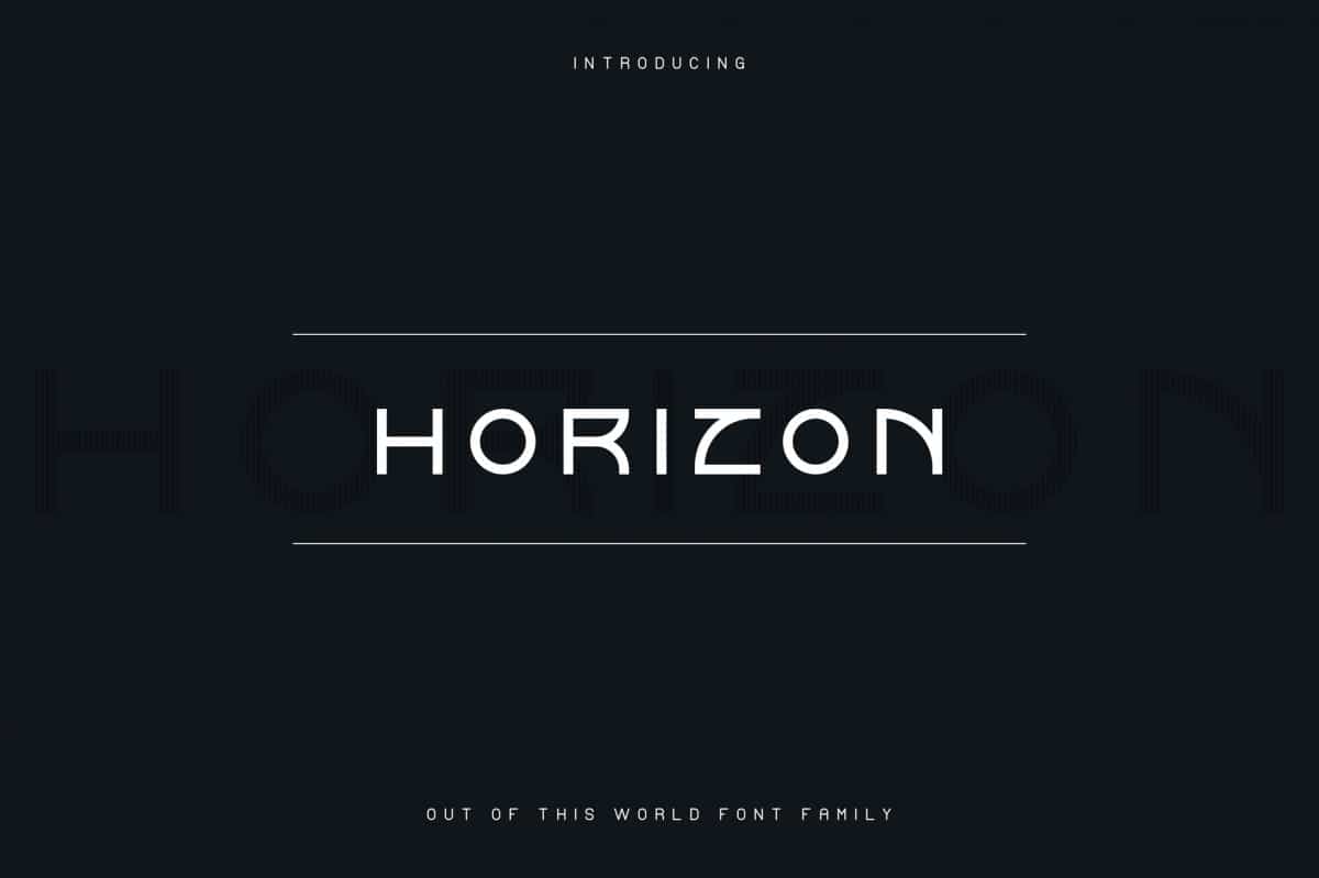 Horizon Font