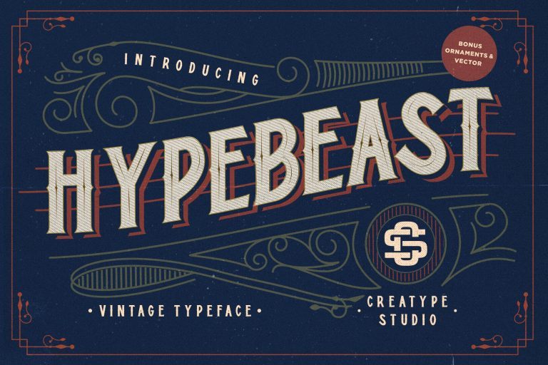 Hypebeast Display Font