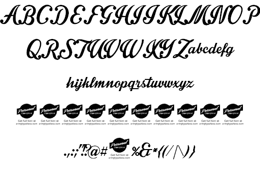 Intrique Script font