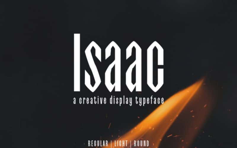Isaac Display Font
