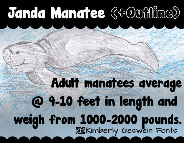 Janda Manatee Font