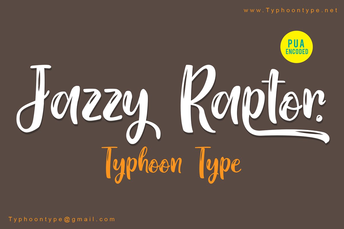 Jazzy Raptor Font