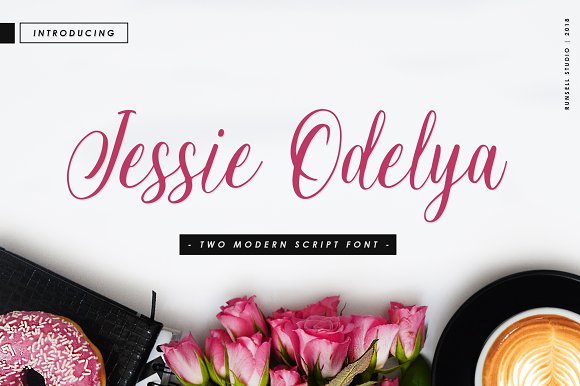 Jessie Odelya Calligraphy Font