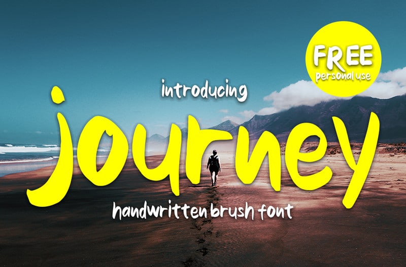 Journey Handwritten Font