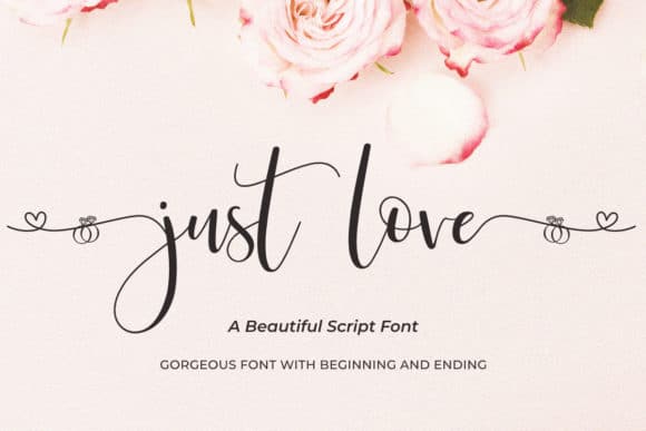 Just Love Script Font