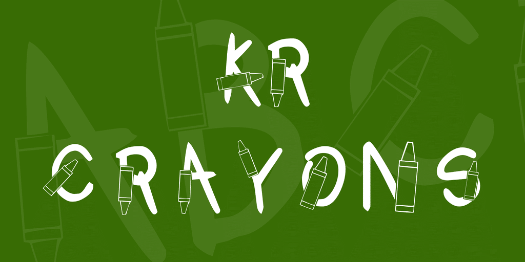 KR Crayons Font