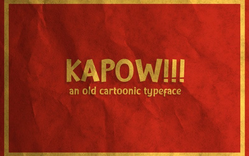 Kapow Typeface