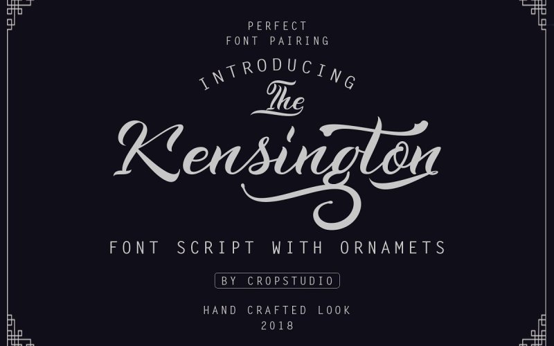 Kensington Calligraphy Font