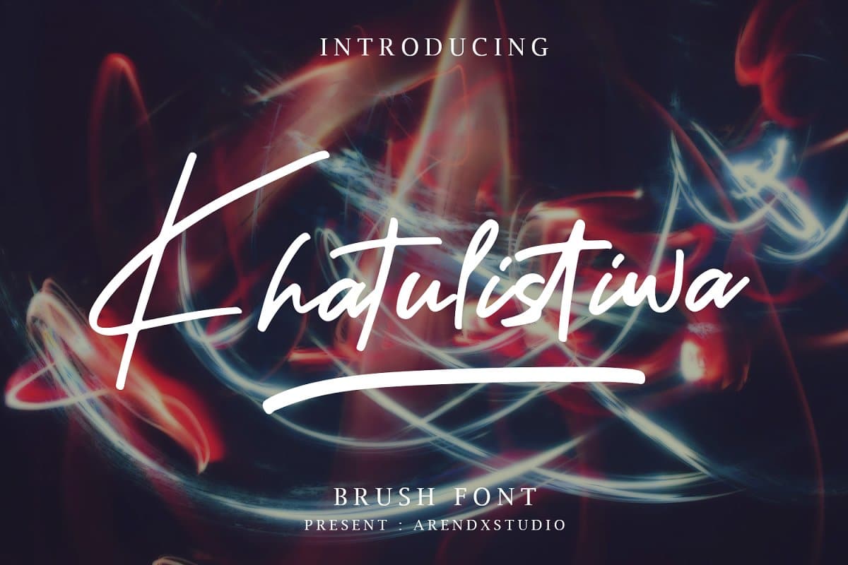 Khatulistiwa Script Font