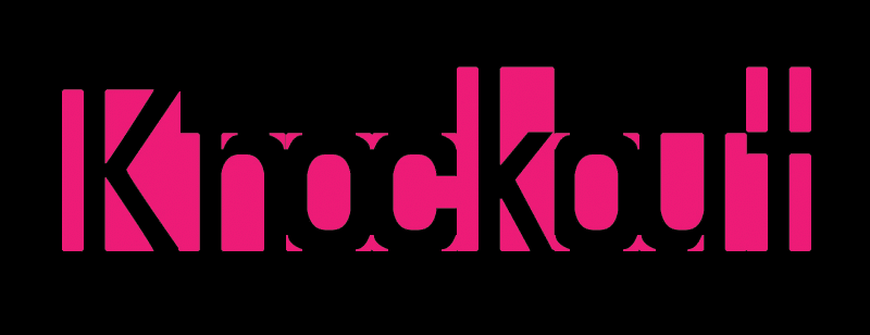 Knockout Font