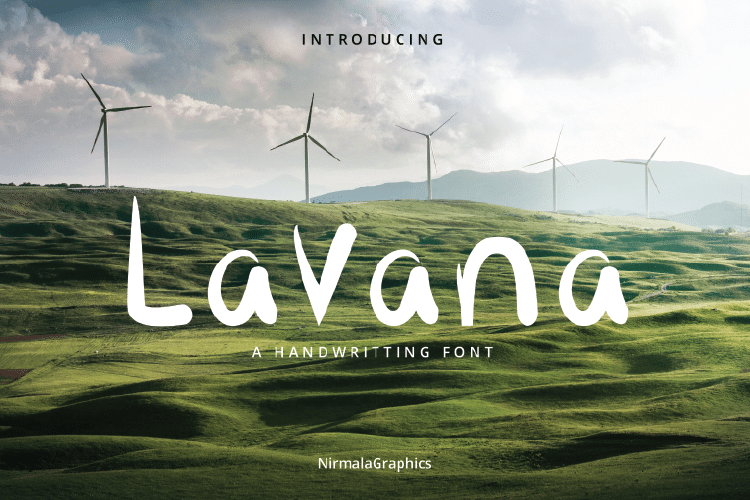 Lavana Script Font
