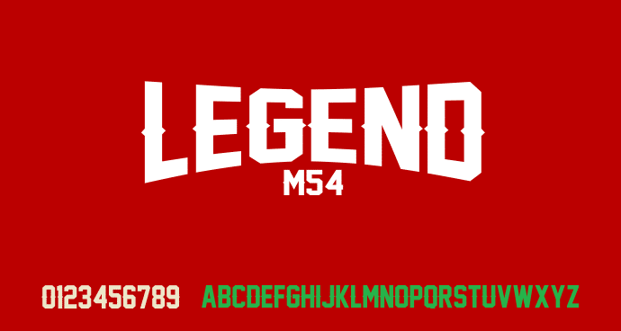 Legend M Font